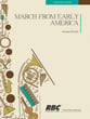 March from Early America Concert Band sheet music cover